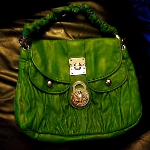 Steve Madden Vintage Green Purse, Mint - Picture 1 of 4